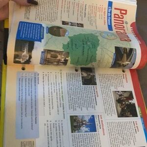 Panorama Educational Book with Yellow Cover